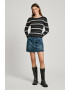 Pepe Jeans London Pulover tricotat striat si model in dungi - Pled.ro