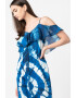 Pepe Jeans London Rochie cu umeri decupati si imprimeu tie-dye Ingrid - Pled.ro