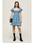 Pepe Jeans London Rochie de denim cu detalii brodate - Pled.ro