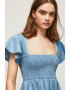 Pepe Jeans London Rochie de denim cu detalii brodate - Pled.ro