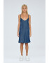 Pepe Jeans London Rochie din denim cu decolteu in V si barete incrucisate pe partea din spate - Pled.ro