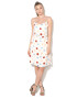 Pepe Jeans London Rochie evazata cu buline si slituri laterale - Pled.ro