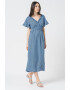 Pepe Jeans London Rochie evazata cu decolteu in V Miracle - Pled.ro