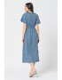 Pepe Jeans London Rochie evazata cu decolteu in V Miracle - Pled.ro