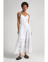 Pepe Jeans London Rochie maxi din bumbac cu decolteu in V - Pled.ro