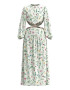 Pepe Jeans London Rochie midi cu imprimeu floral si decupaje - Pled.ro