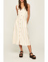 Pepe Jeans London Rochie midi din amestec de in - Pled.ro