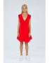 Pepe Jeans London Rochie mini evazata cu decolteu adanc in V - Pled.ro