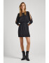 Pepe Jeans London Rochie mini evazata cu decupaje - Pled.ro