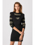 Pepe Jeans London Rochie scurta cambrata cu decolteu in V - Pled.ro