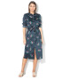 Pepe Jeans London Rochie tip camasa cu imprimeu floral si cordon Luisa - Pled.ro