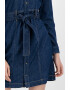 Pepe Jeans London Rochie tip camasa din denim cu buzunare pe piept - Pled.ro