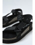 Pepe Jeans London Sandale cu talpa wedge si aplicatii cu stele - Pled.ro