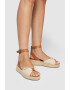 Pepe Jeans London Sandale-espadrile cu detalii de piele - Pled.ro