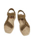 Pepe Jeans London Sandale-espadrile flatform de piele intoarsa - Pled.ro