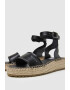 Pepe Jeans London Sandale wedge de piele - Pled.ro