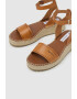 Pepe Jeans London Sandale wedge de piele - Pled.ro