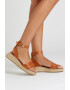 Pepe Jeans London Sandale wedge de piele - Pled.ro