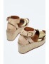 Pepe Jeans London Sandale wedge tip espadrile din piele ecologica - Pled.ro