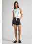 Pepe Jeans London Top crop cu model in degrade - Pled.ro