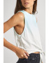 Pepe Jeans London Top crop cu model in degrade - Pled.ro