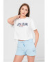 Pepe Jeans London Tricou crop cu logo Cara - Pled.ro