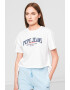 Pepe Jeans London Tricou crop cu logo Cara - Pled.ro