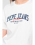 Pepe Jeans London Tricou crop cu logo Cara - Pled.ro