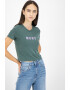 Pepe Jeans London Tricou crop din amestec de modal - Pled.ro