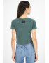 Pepe Jeans London Tricou crop din amestec de modal - Pled.ro