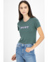 Pepe Jeans London Tricou crop din amestec de modal - Pled.ro