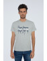 Pepe Jeans London Tricou de bumbac cu imprimeu logo Moe - Pled.ro