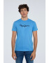 Pepe Jeans London Tricou cu imprimeu logo de bumbac Eggo - Pled.ro