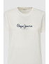 Pepe Jeans London Tricou cu decolteu la baza gatului si imprimeu logo Fiore - Pled.ro