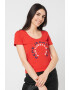 Pepe Jeans London Tricou cu imprimeu logo Cammie - Pled.ro