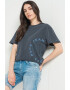 Pepe Jeans London Tricou cu imprimeu logo Candice - Pled.ro