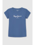 Pepe Jeans London Tricou cu imprimeu logo stralucitor - Pled.ro