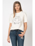 Pepe Jeans London Tricou cu imprimeu stralucitor Charlotte - Pled.ro