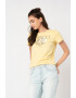 Pepe Jeans London Tricou cu imprimeu text Amina - Pled.ro