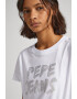 Pepe Jeans London Tricou cu logo cu margele - Pled.ro