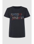 Pepe Jeans London Tricou cu logo din strasuri Fernandine - Pled.ro