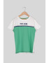 Pepe Jeans London Tricou cu model colorblock si imprimeu logo - Pled.ro