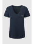 Pepe Jeans London Tricou de bumbac cu decolteu in V Lorette - Pled.ro