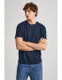 Pepe Jeans London Tricou de bumbac cu decolteu la baza gatului Connor - Pled.ro