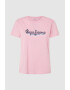 Pepe Jeans London Tricou de bumbac cu imprimeu logo - Pled.ro