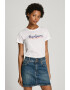 Pepe Jeans London Tricou de bumbac cu imprimeu logo - Pled.ro