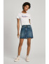 Pepe Jeans London Tricou de bumbac cu imprimeu logo - Pled.ro