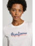 Pepe Jeans London Tricou de bumbac cu imprimeu logo - Pled.ro