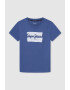 Pepe Jeans London Tricou de bumbac cu imprimeu logo - Pled.ro