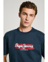 Pepe Jeans London Tricou de bumbac cu imprimeu logo - Pled.ro